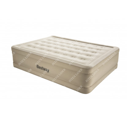 69024 Надувная кровать Essence Fortech Bestway 203х152х51см, встроенный электронасос