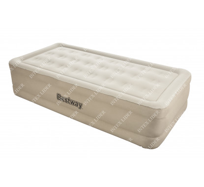 69009 Надувная кровать Essence Fortech Bestway 191х97х43см, встроенный электронасос
