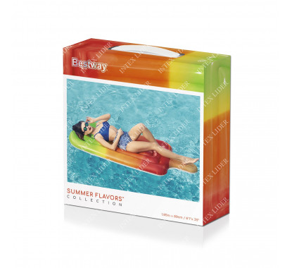 43161 BestWay Матрас для плавания Фруктовый лёд 185х89 см